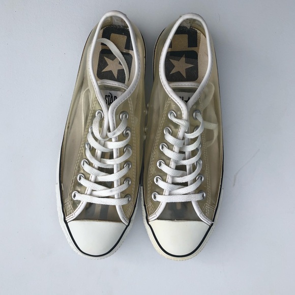 clear chucks converse